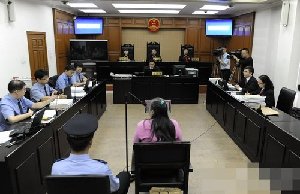 丁书苗涉行贿非法经营案开庭 当事人不申请回避