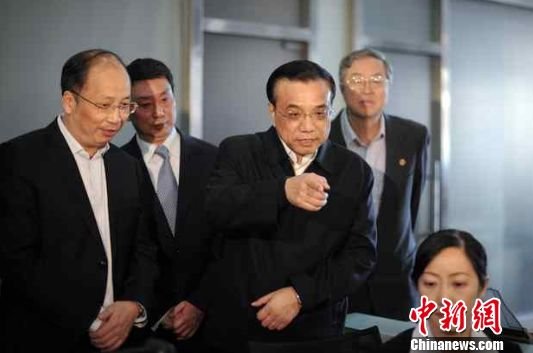 李克强天津调研考察的几个瞬间