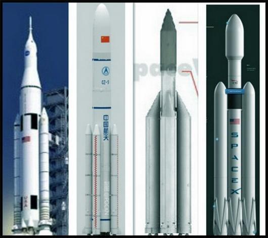 中国运力达百吨级火箭或今年立项 将与美比肩