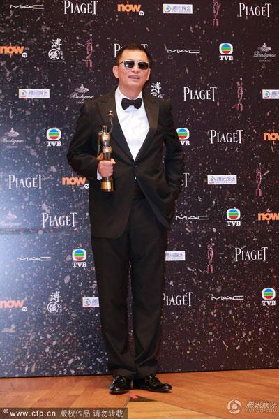 《一代宗师》12奖横扫金像破纪录 张家辉封帝