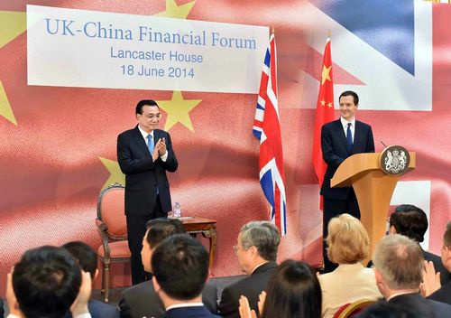 李克强：中英金融合作应趁势而上