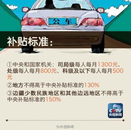 中央国家机关取消一般公务用车