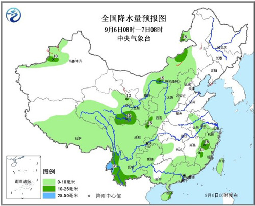 未来三天西北地区东部等地有降雨甘肃等局地暴雨
