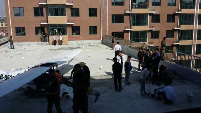 沈阳市法库县一小型飞机失事