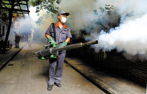 广东登革热感染病例破万 较去年同期上升1555.32%