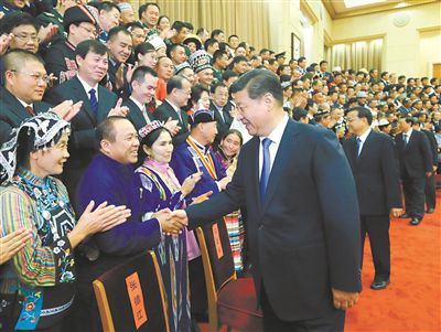 习近平等会见与会代表