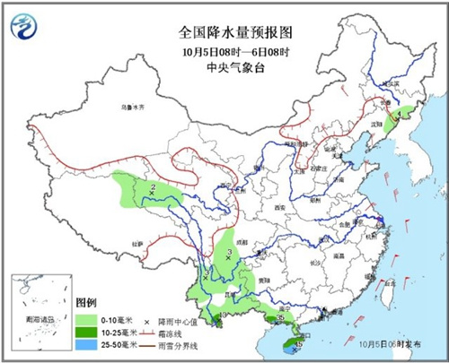 全国大部地区天气晴好云南广西局地有中到大雨