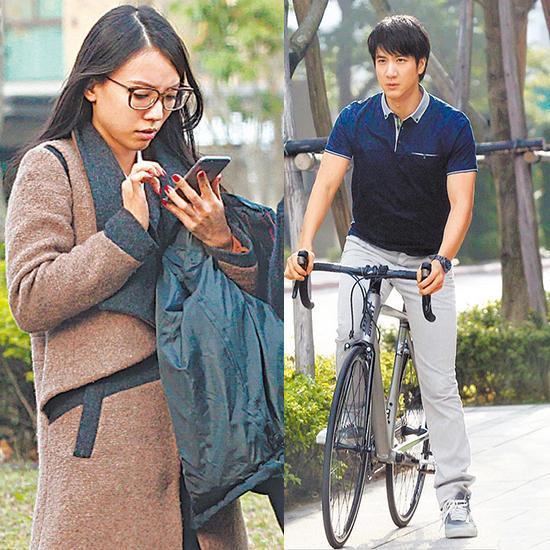 王力宏拍广告爱妻紧跟盯场 小肚微凸疑怀二胎