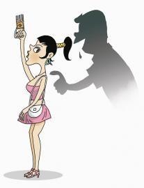 女子推开公交色狼遭辱骂 竟无一人伸出援手