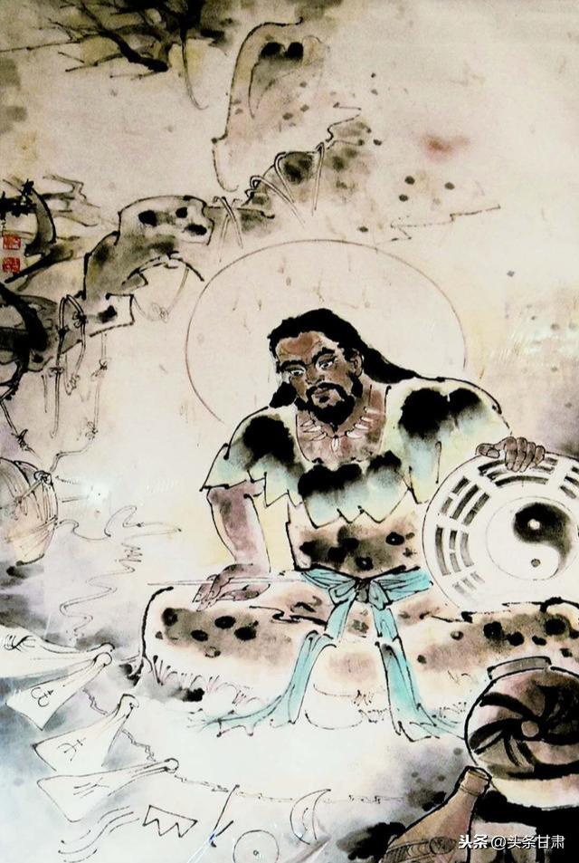 伏羲十四大功绩（双语文字）