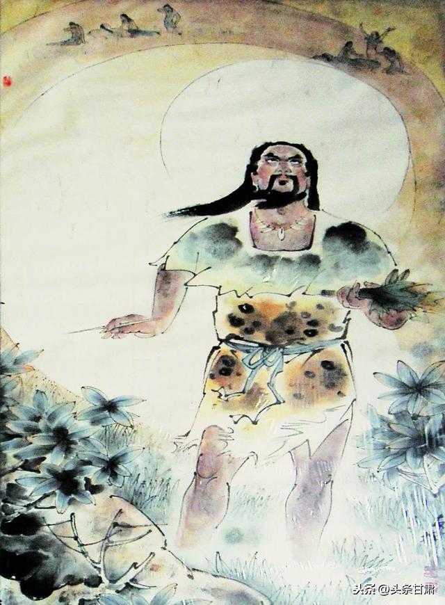 伏羲十四大功绩（双语文字）