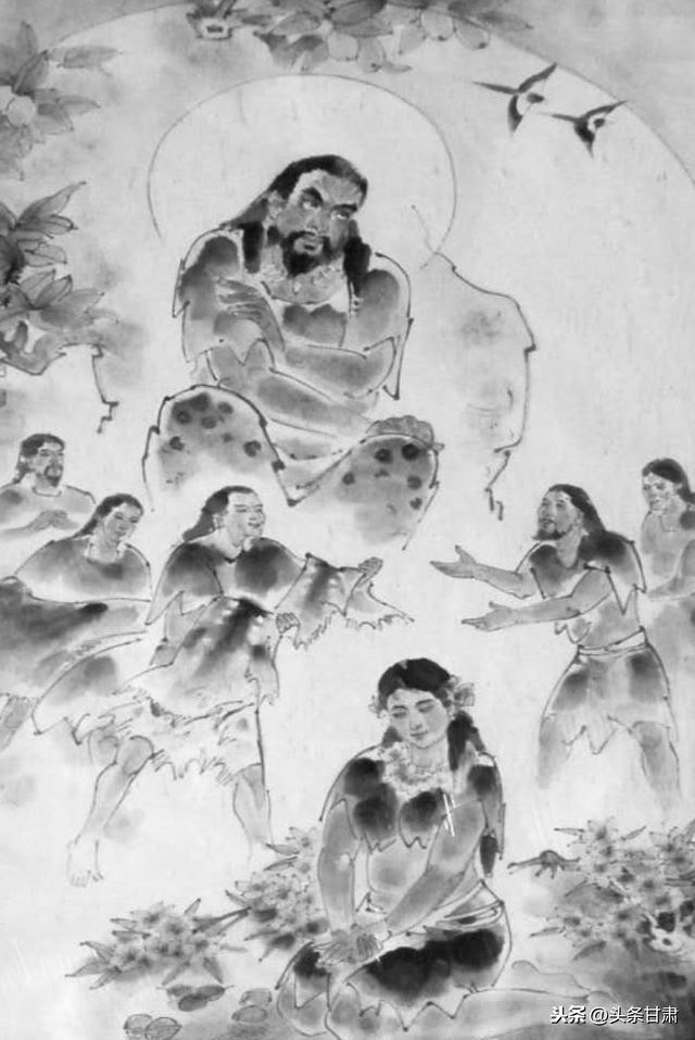 伏羲十四大功绩（双语文字）