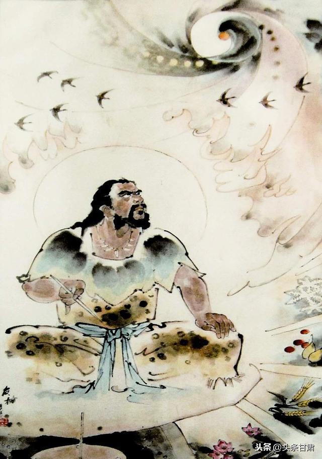 伏羲十四大功绩（双语文字）