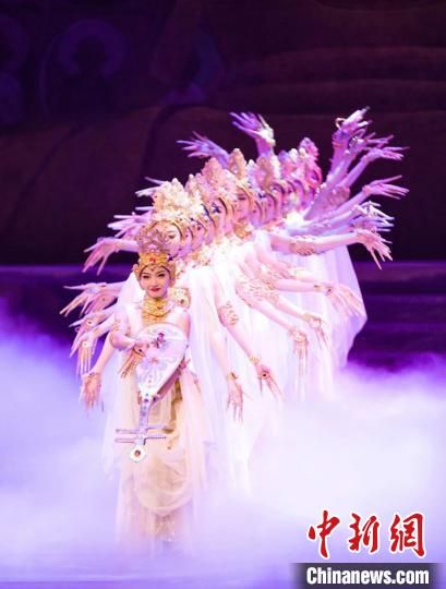 10月16日至17日，《丝路花雨》在甘肃黄河剧院连续演出两场。(资料图)甘肃演艺集团供图