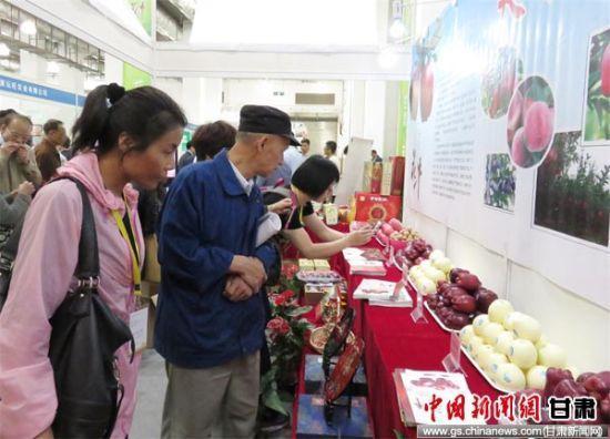 天水组团参加全国优质农产品博览会 花牛苹果受青睐