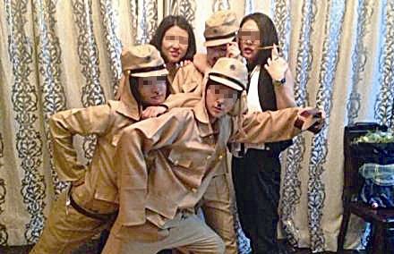 温州女孩穿侵华日军军装庆生 遭众人吐槽(图)