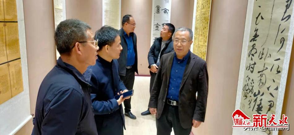 天水市金石拓片文化研究会赴宝鸡市金台区文化馆考察交流