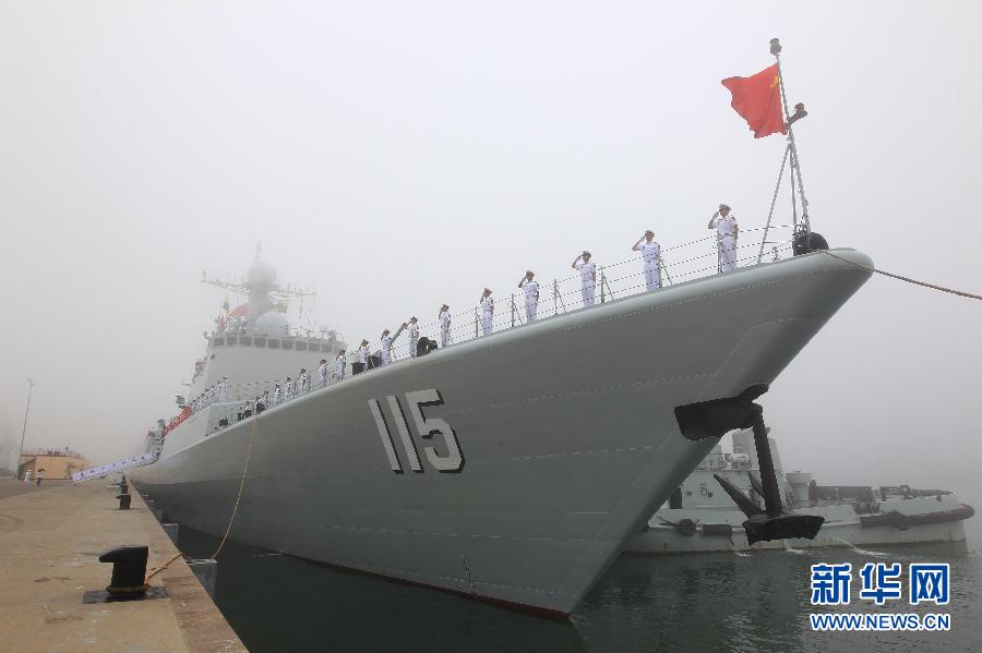 （军事）（5）中国派出7艘舰艇赴俄参加中俄“海上联合—2013”军事演习 