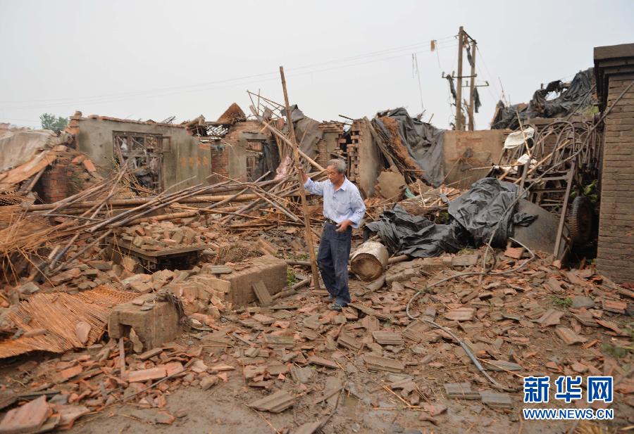 #（社会）（3）江苏省高邮市遭遇龙卷风袭击