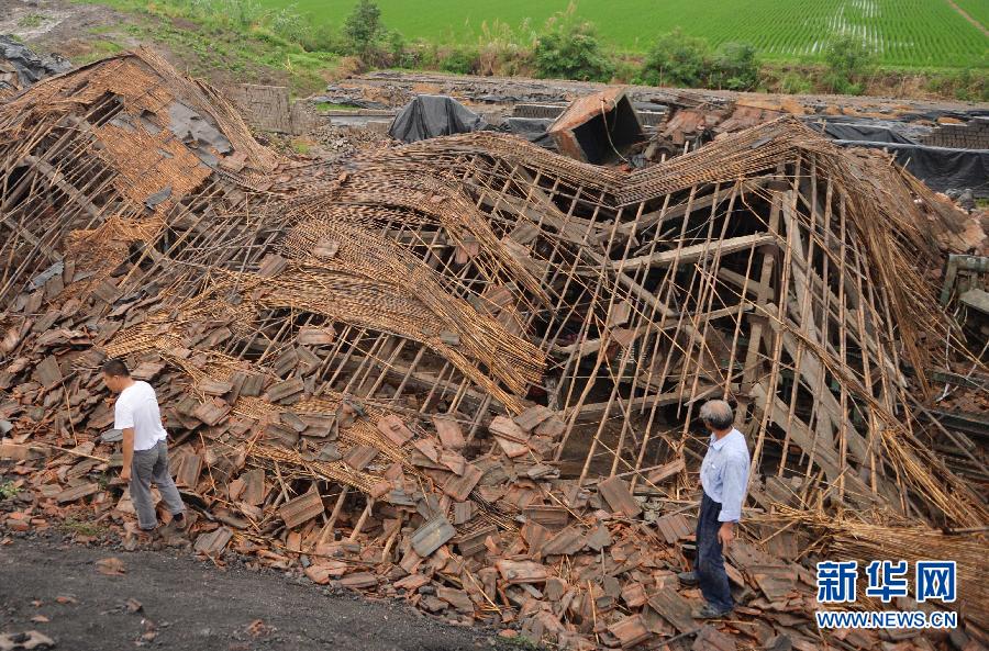 #（社会）（1）江苏省高邮市遭遇龙卷风袭击