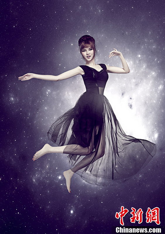 图为2013世界小姐中国区总决赛冠军直通赛佳丽——王一涵。