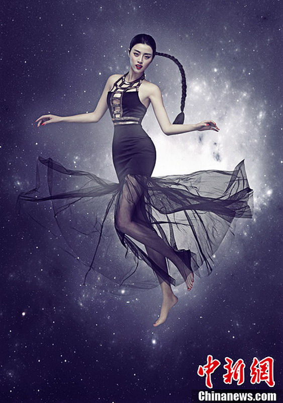 图为2013世界小姐中国区总决赛冠军直通赛佳丽——余薇薇。