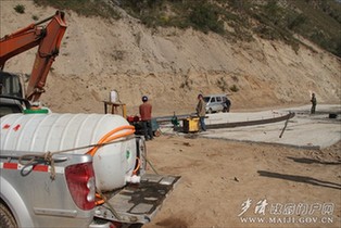 渭南镇施工现场