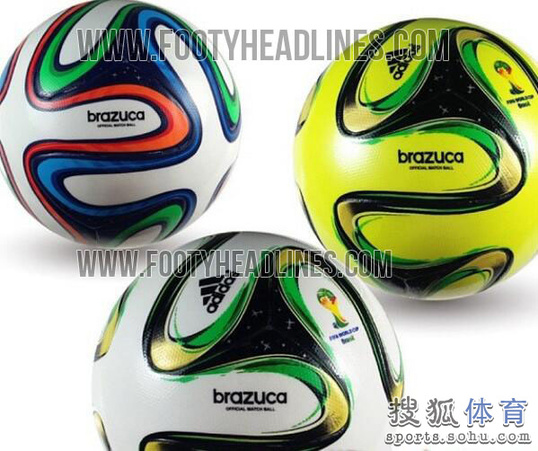 FIFA公布世界杯用球 梦幻炫彩劲舞桑巴风