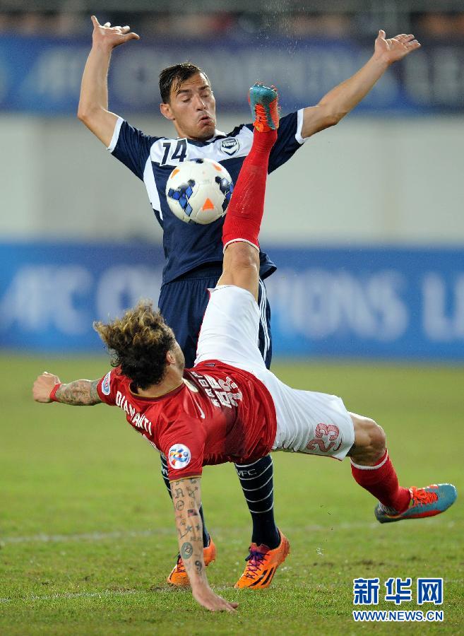 (体育)(1)足球——亚冠:广州恒大对阵墨尔本胜利
