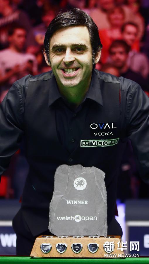 （体育）（2）斯诺克——威尔士公开赛：奥沙利文胜丁俊晖夺冠