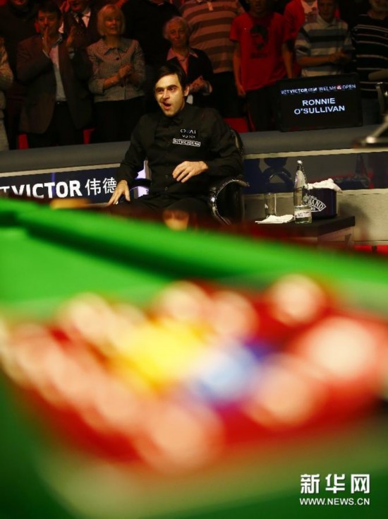 （体育）（6）斯诺克——威尔士公开赛：奥沙利文胜丁俊晖夺冠