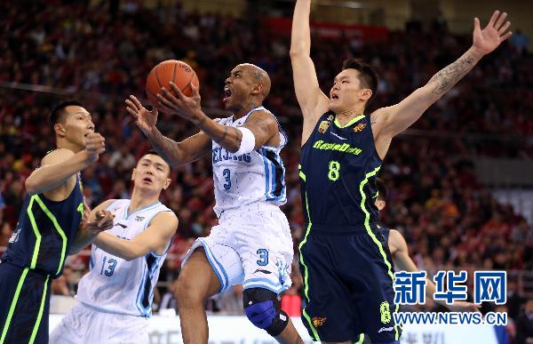 （体育）（10）篮球——CBA季后赛：广东东莞银行对阵北京金隅