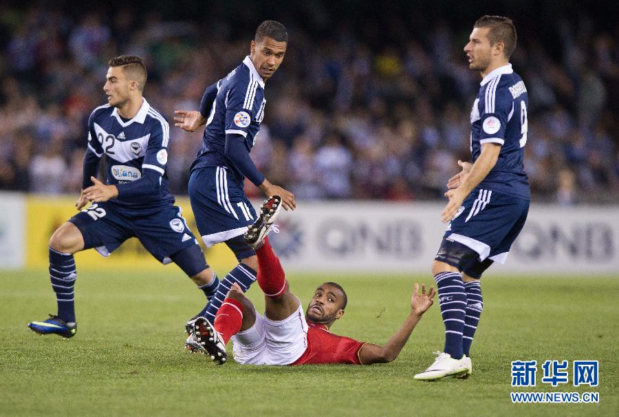 （体育）（2）足球——亚冠：广州恒大队对阵墨尔本胜利队