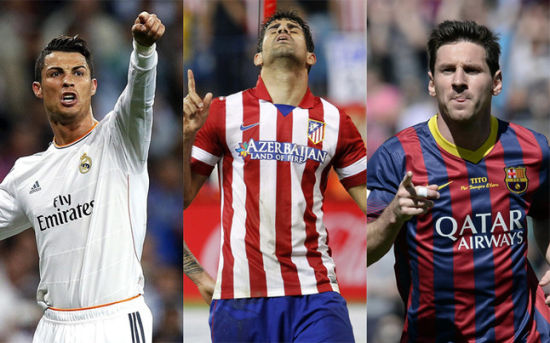 西甲三强出现混战局面