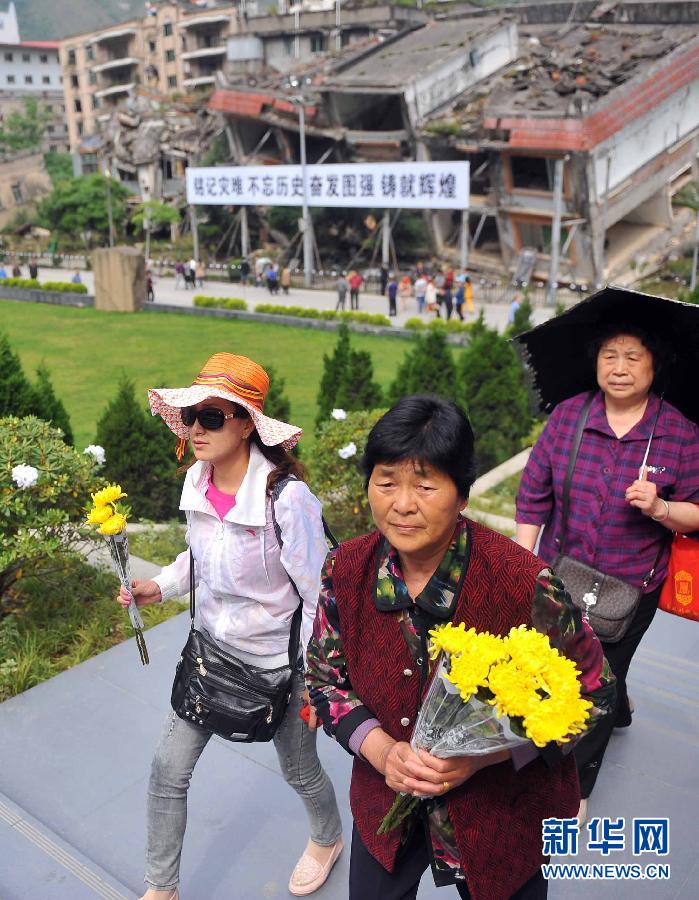 （社会）（2）汶川地震六周年：祭