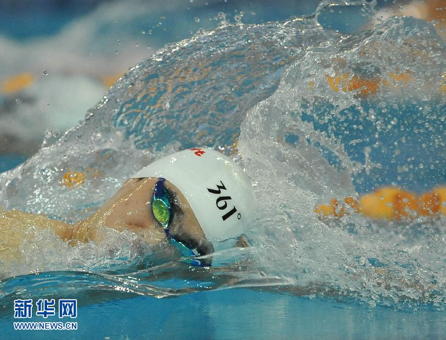 （体育）（9）游泳——全国游泳冠军赛：孙杨获男子400米自由泳冠军
