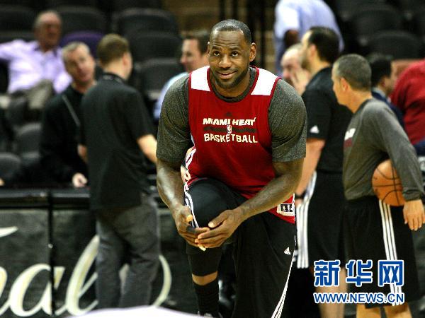 （体育）篮球——NBA总决赛：热火队客场训练