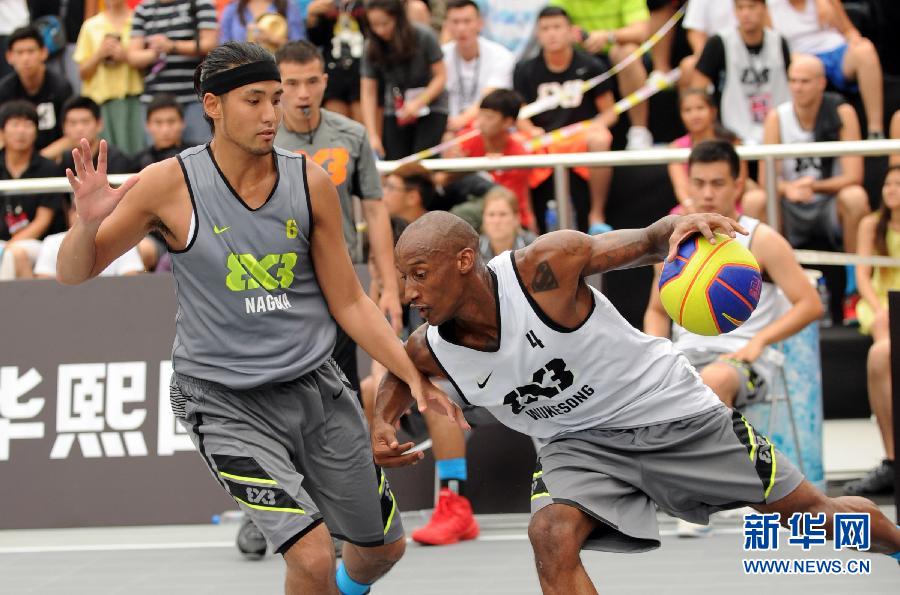 （体育）（1）篮球——国际篮联三对三大师赛中国站在京收官