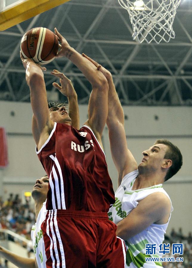 （体育）（7）篮球——斯坦科维奇杯：俄罗斯队夺冠