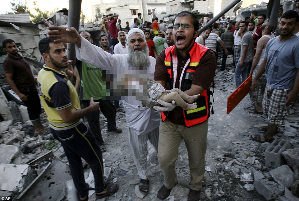 加沙血腥现状：处在崩溃边缘 尸体堆积如山