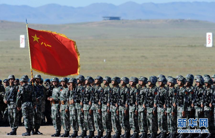 (和平使命—2014)(1)“和平使命—2014”联合反恐军事演习正式开始