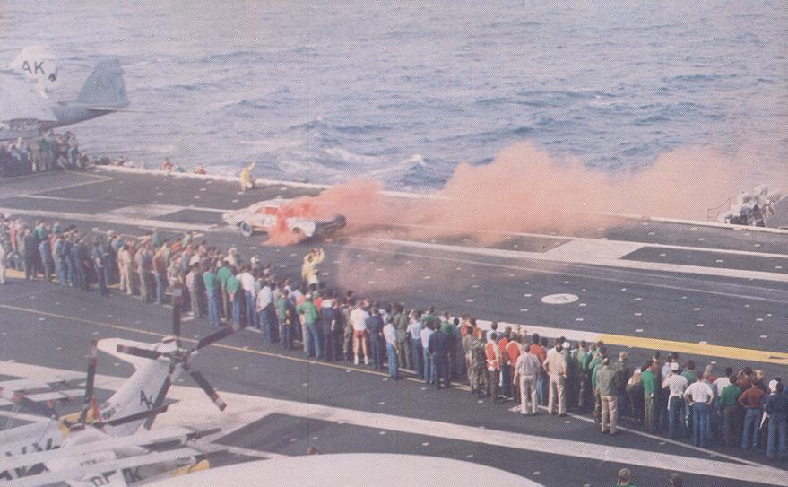 那些年被航母弹射过的汽车们