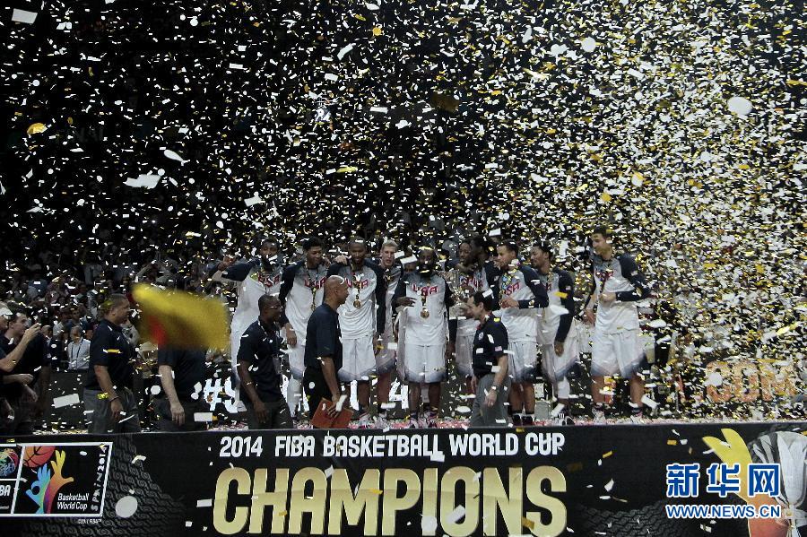 （体育）（1）篮球——世界杯：美国队夺冠