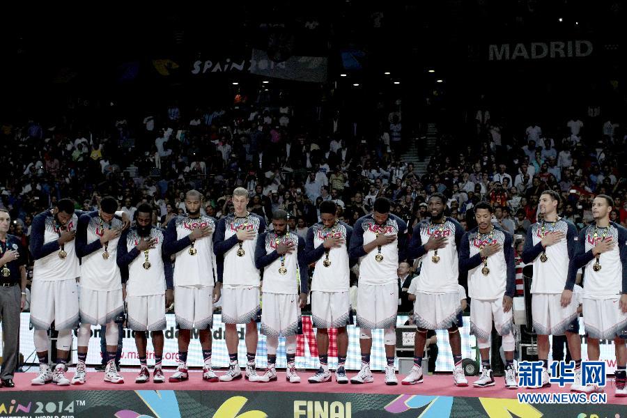 （体育）（2）篮球——世界杯：美国队夺冠