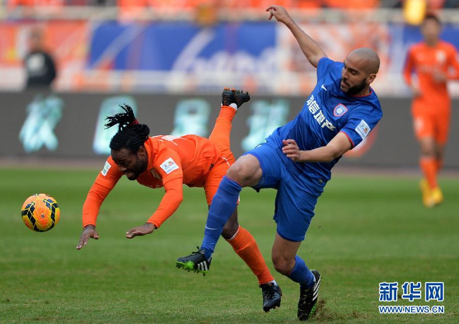 （体育）（1）足球——足协杯决赛首回合：山东鲁能迎战江苏舜天