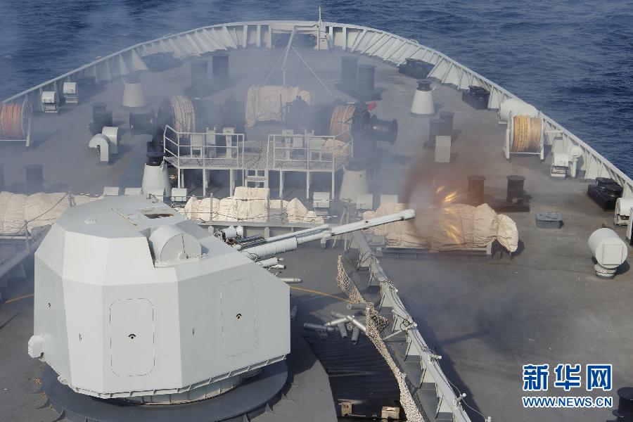 （国际）（1）中国海军第十八批护航编队组织远海实战化攻防演练