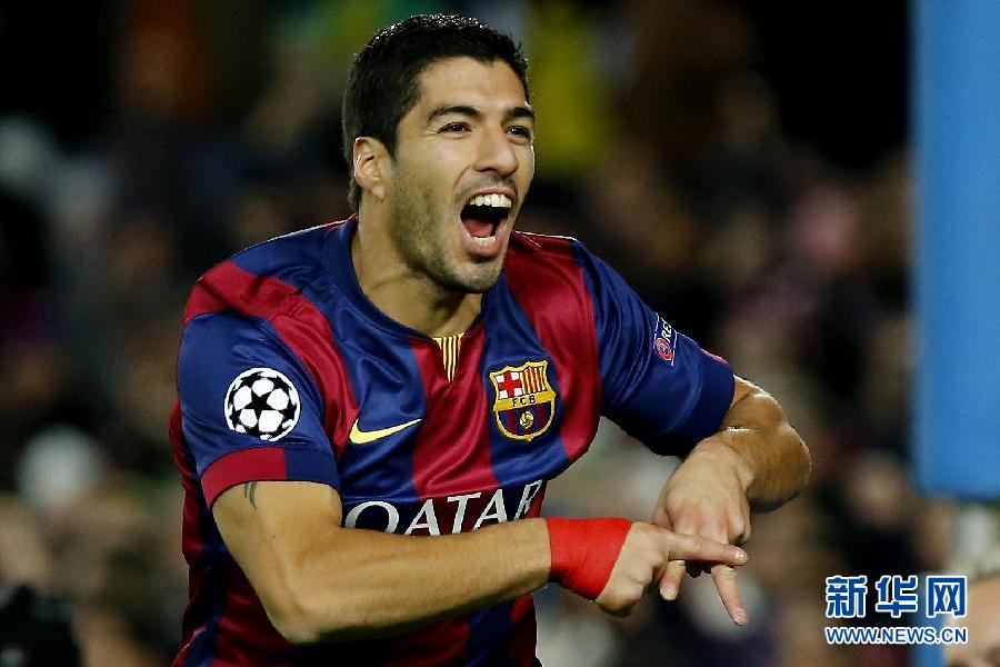 （体育）（1）足球——欧冠：巴塞罗那胜巴黎圣日耳曼