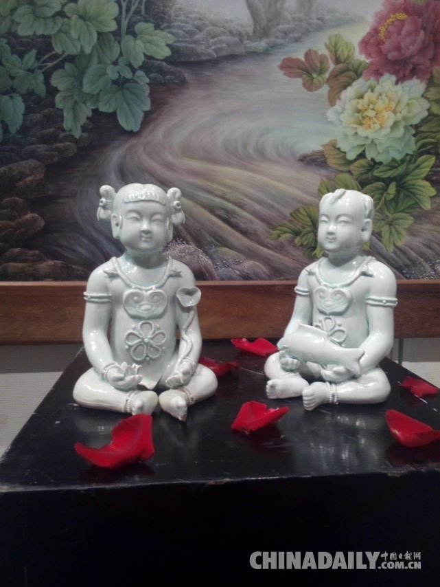 景德镇瓷画作品亮相曼谷 续写海上丝绸之路新篇章