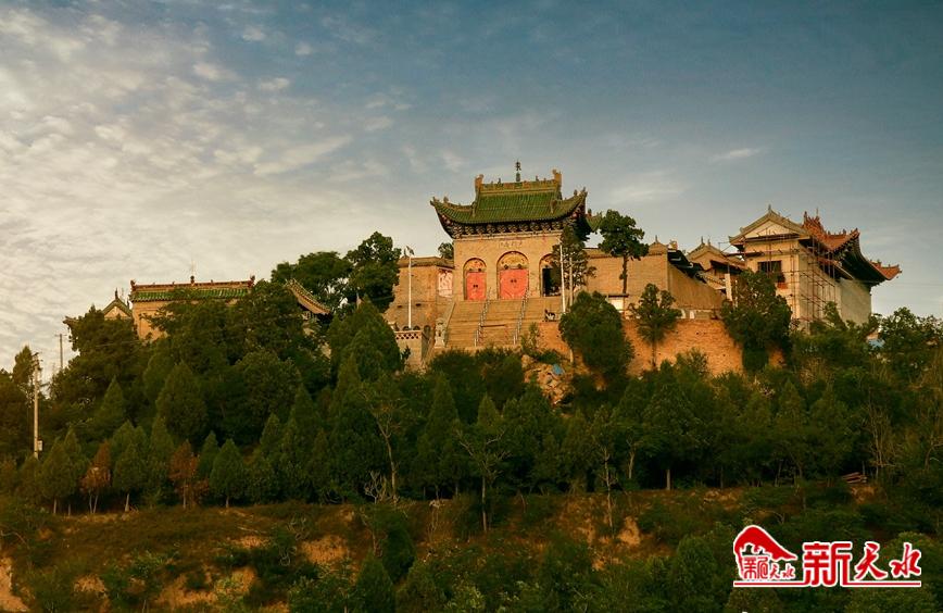 天水文旅甘谷天门山蔡家寺