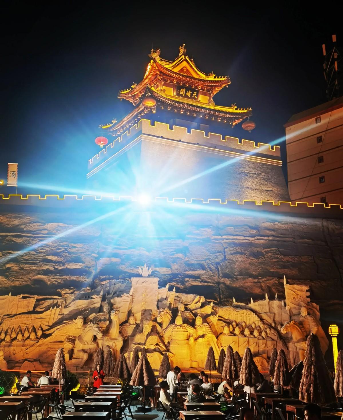 甘快看甘肃夜经济点亮天水古城